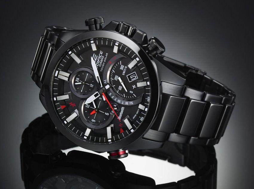 Casio Casio Edifice EQB-500DC-1A EQB, наручные мужские часы фото под углом