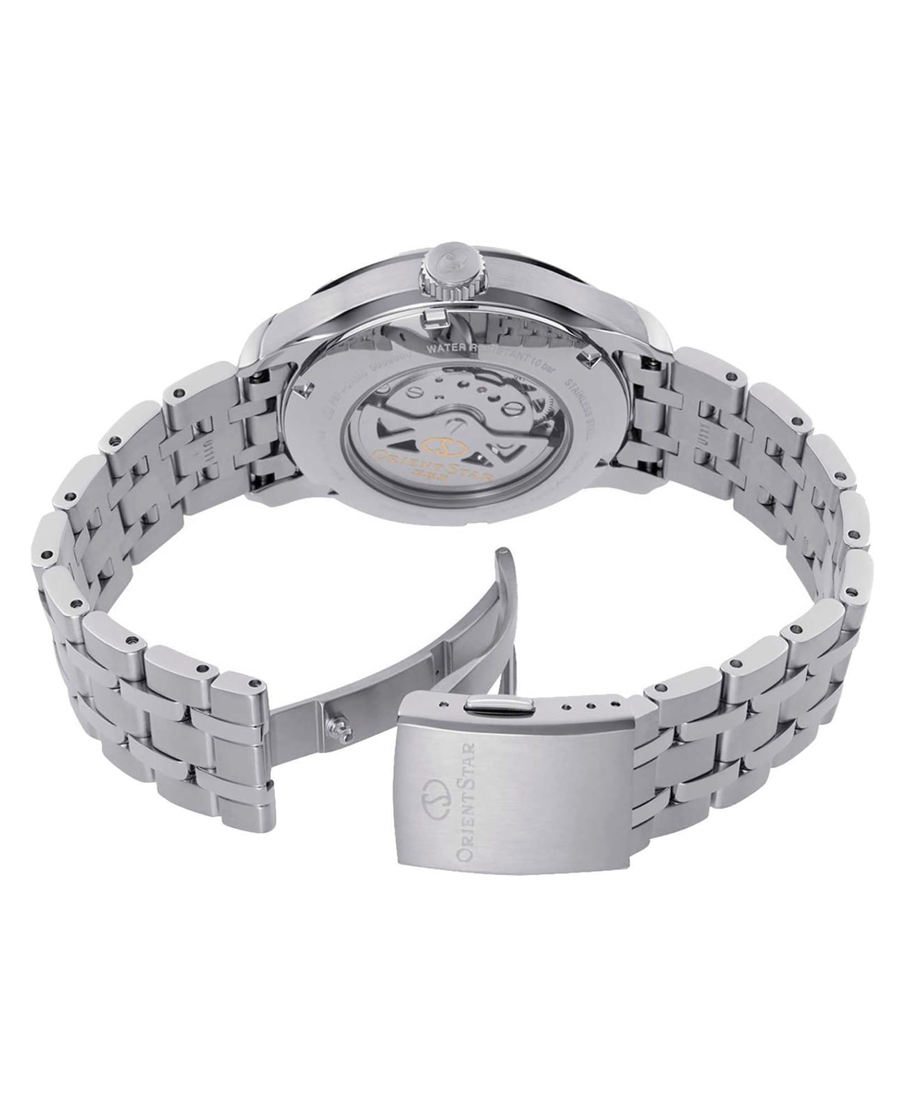 Orient Orient Star RE-AV0B02Y (RK-AV0B02Y), star япония мужские часы на браслете нержавеющая сталь боковой вид