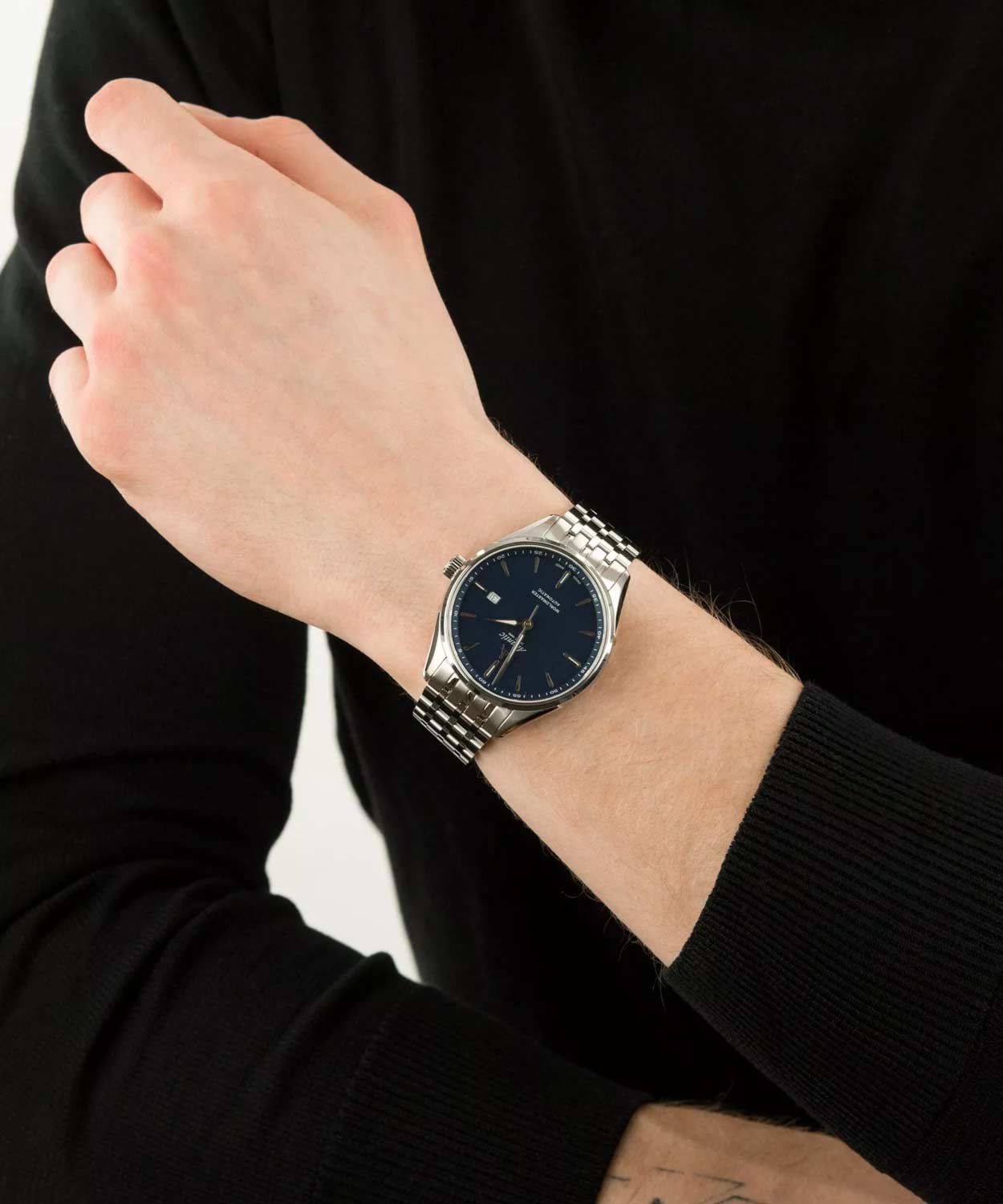 Atlantic Atlantic Worldmaster 1888 52759.41.51SM  - задняя крышка металл сталь корпуса, швейцария часы