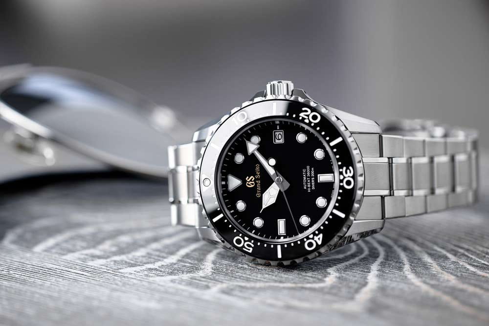 Seiko Seiko Grand Seiko SBGH291G мужские часы черный циферблат на запястье