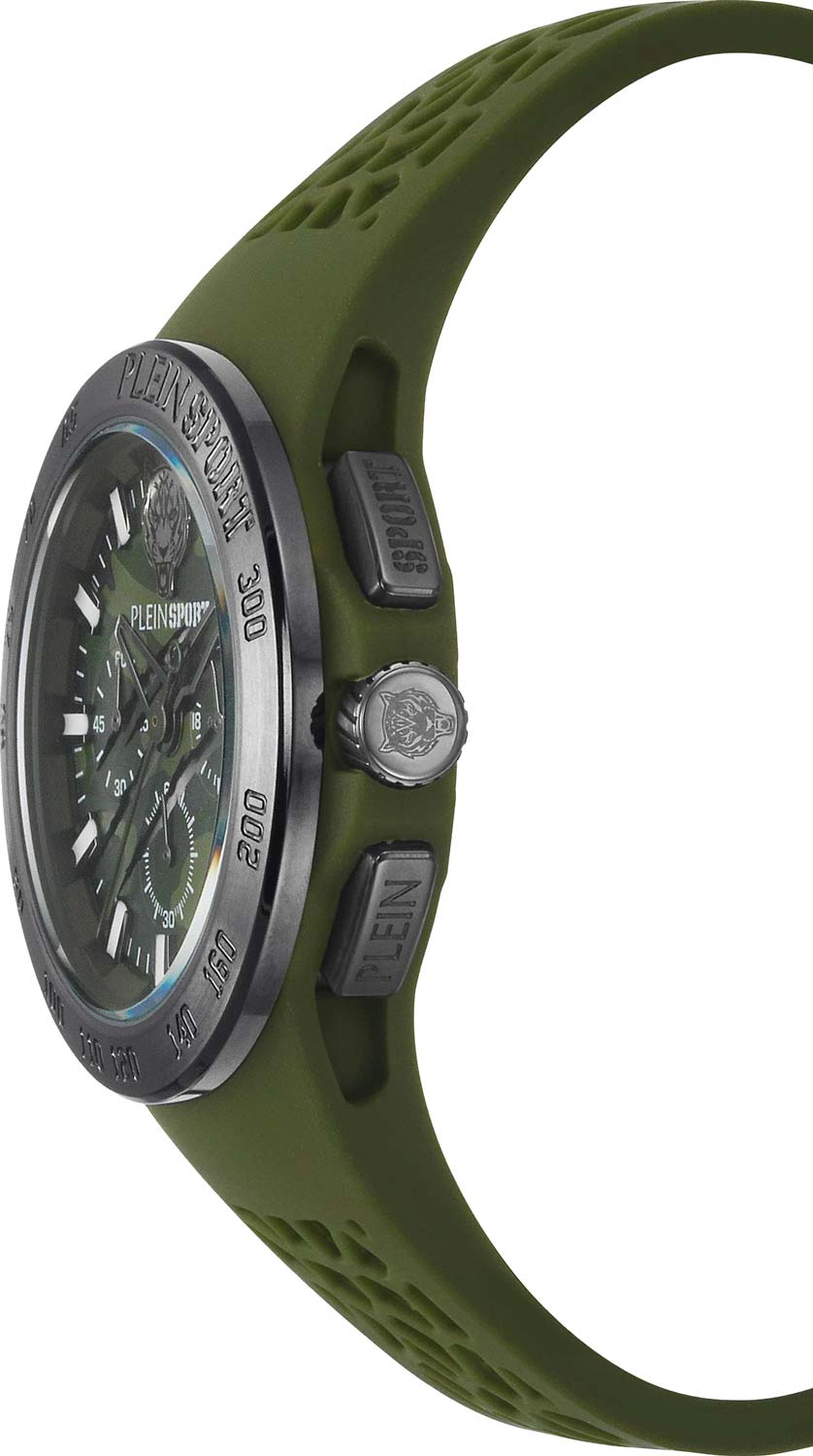 Plein Sport Plein Sport Thunderstorn Chrono PSABA0323,  германия мужские часы на браслете силикон боковой вид
