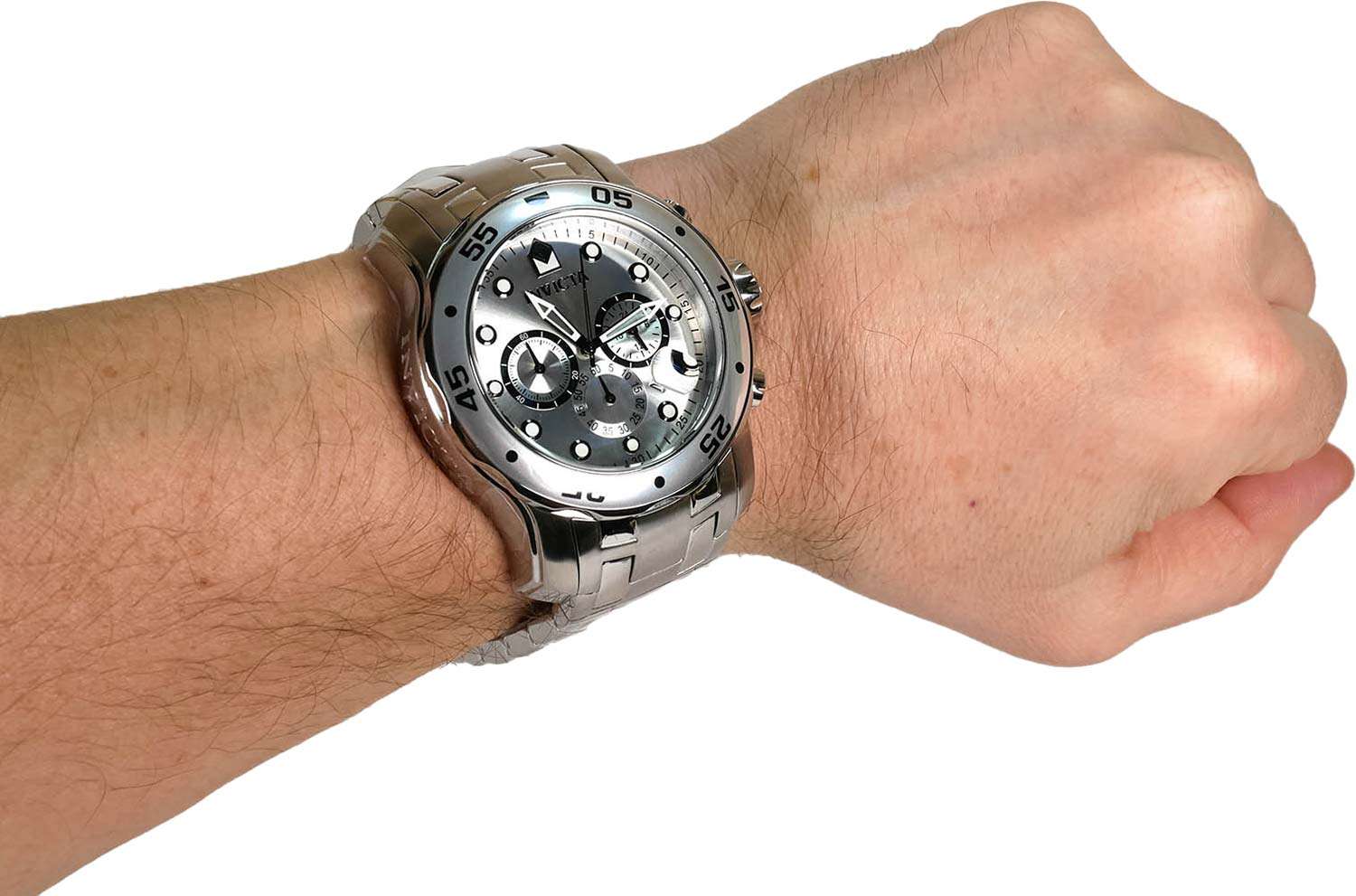 Invicta Invicta Pro Diver IN0071 мужские часы серебристый циферблат на запястье