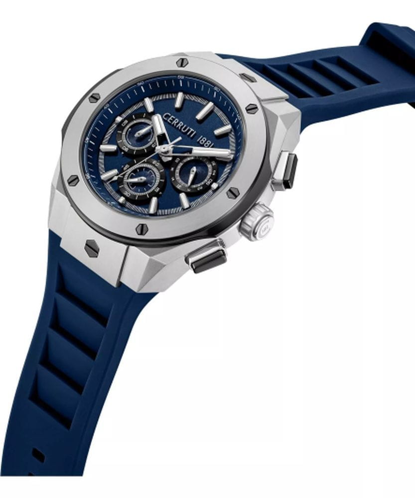 Cerruti 1881 Cerruti 1881 Ruscello CIWGQ0085602,  франция мужские часы на браслете силикон боковой вид