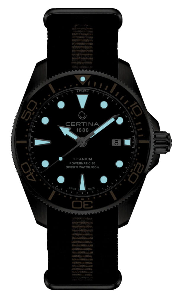 Certina Certina DS Action Diver C032.607.48.051.00 DS Action, наручные мужские часы фото под углом