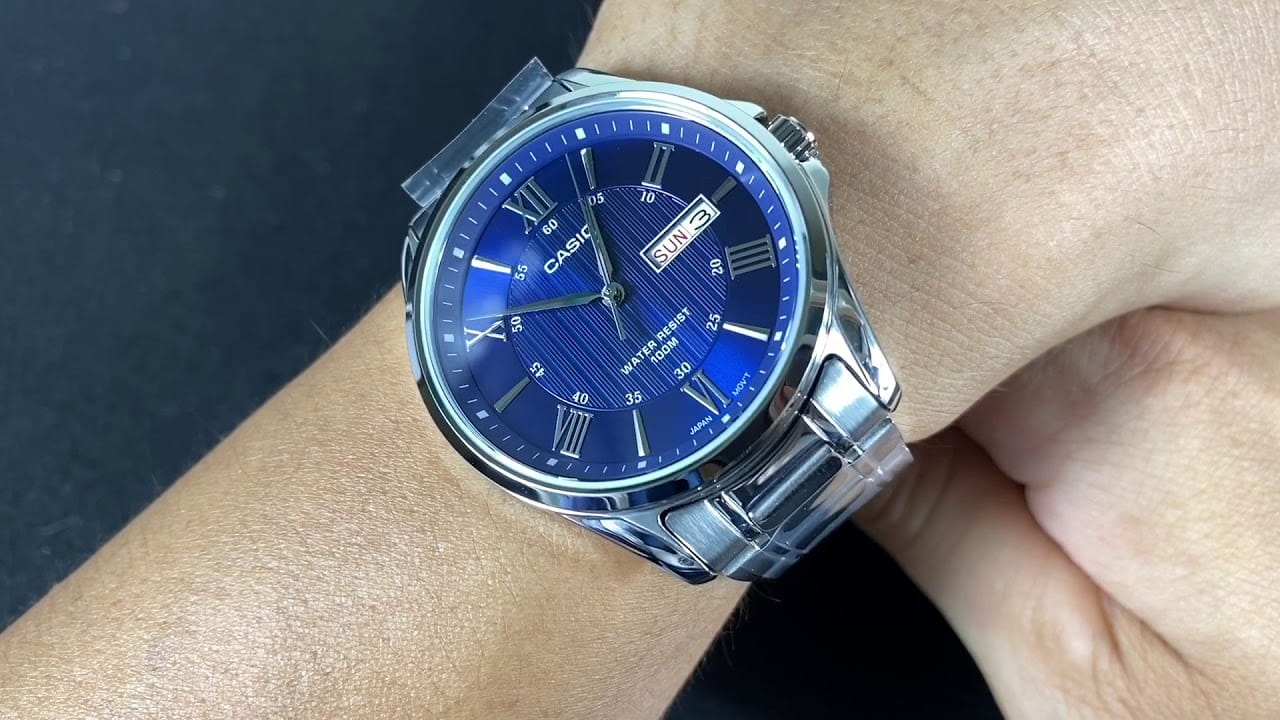 Оригинальные часы Casio Casio Collection MTP-1384D-2AVDF (MTP-1384D-2A) кварцевые калибр механизма  общий вид