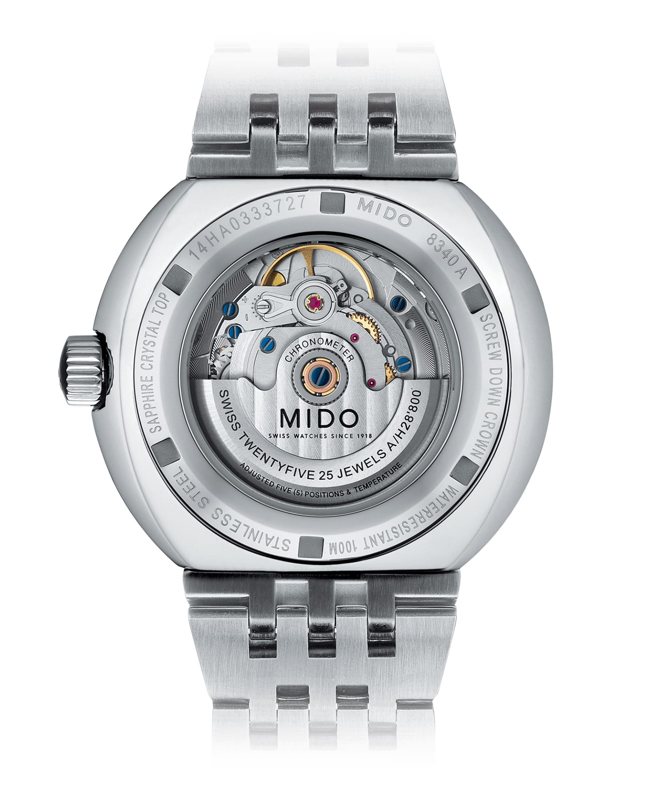 Mido Mido All Dial Chronometer M8340.4.B1.11 , наручные мужские часы фото под углом