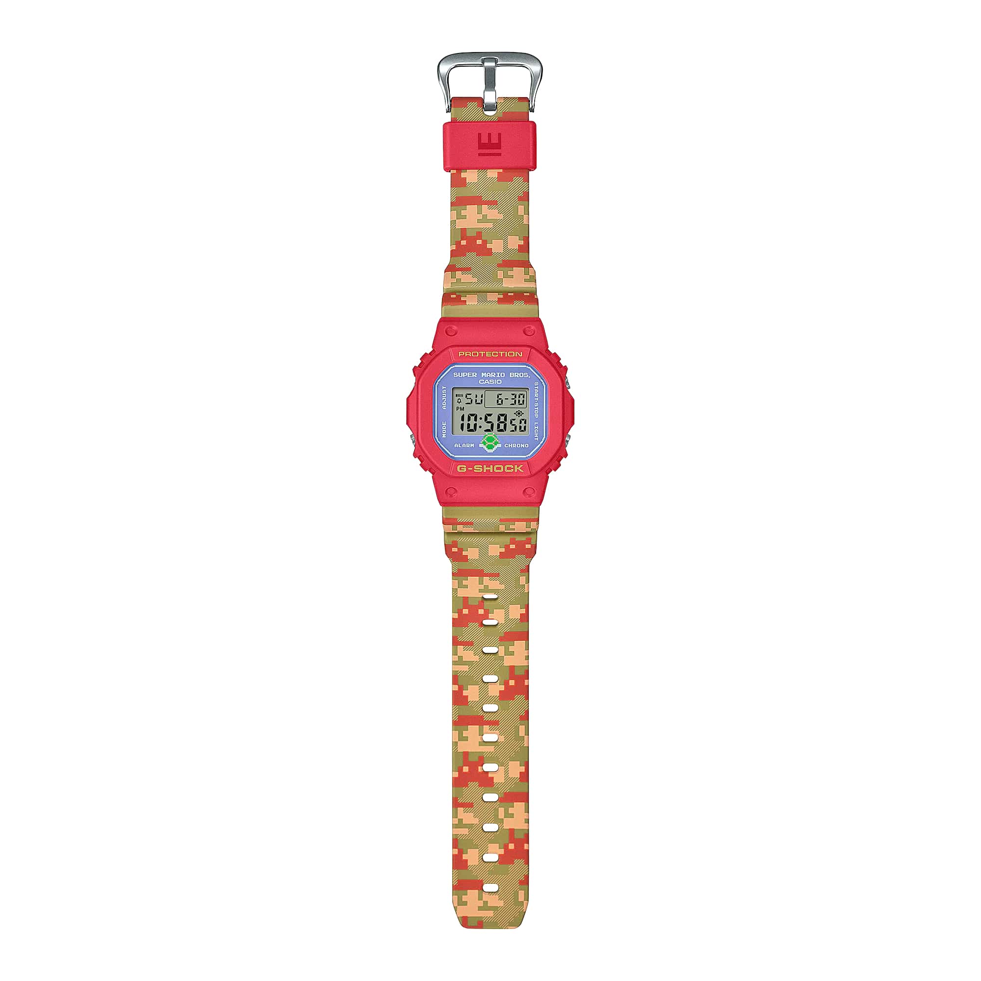 Casio Casio G-Shock DW-5600SMB-4DR электронные мужские часы часы крупный план фиолетовый циферблата