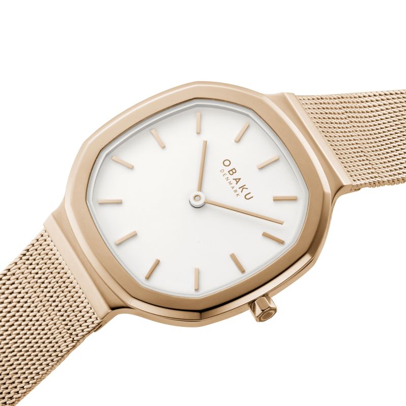 Obaku Obaku Mesh V253LXVWMV , наручные женские часы фото под углом