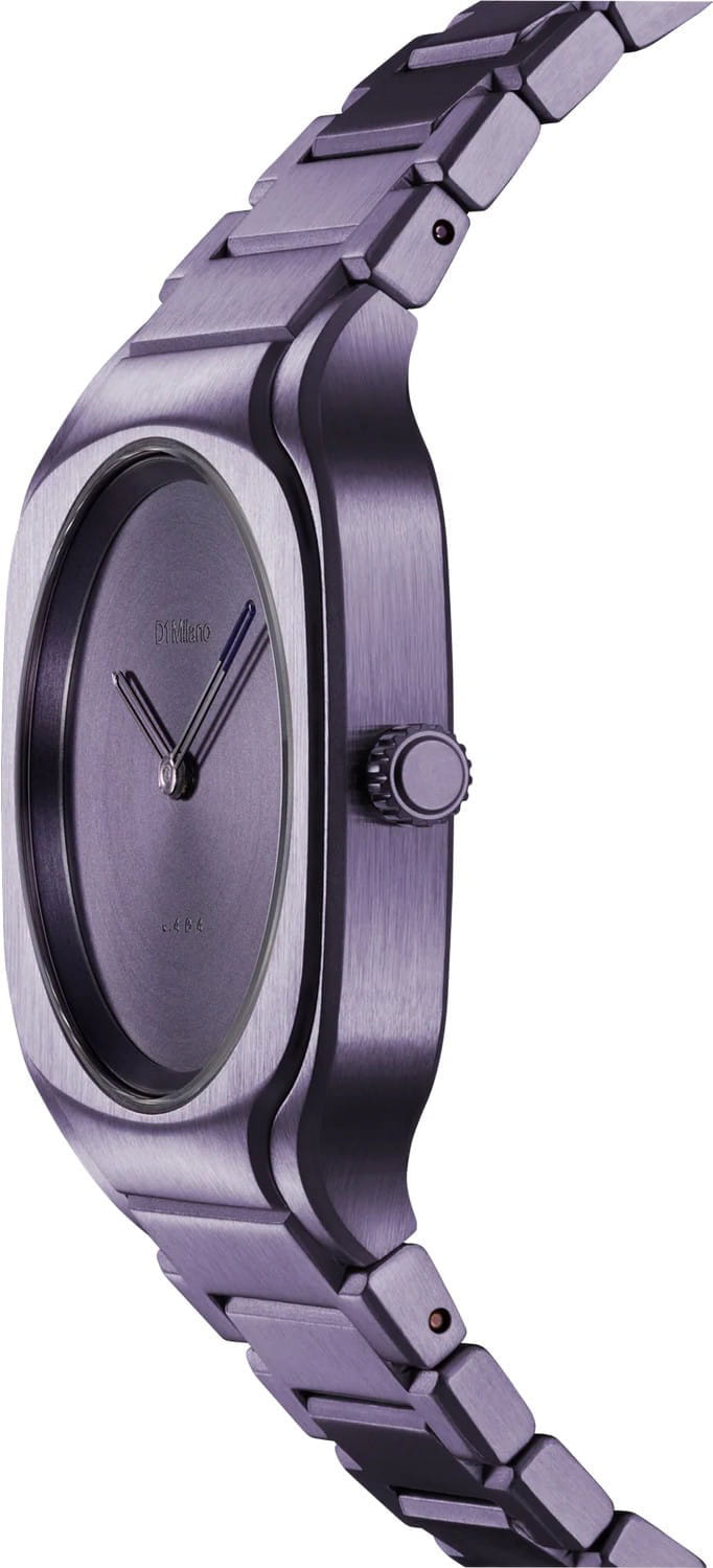 Оригинальные часы D1 Milano D1 Milano Square Disco Purple SQBL02 кварцевые калибр механизма miyota 1l22 общий вид