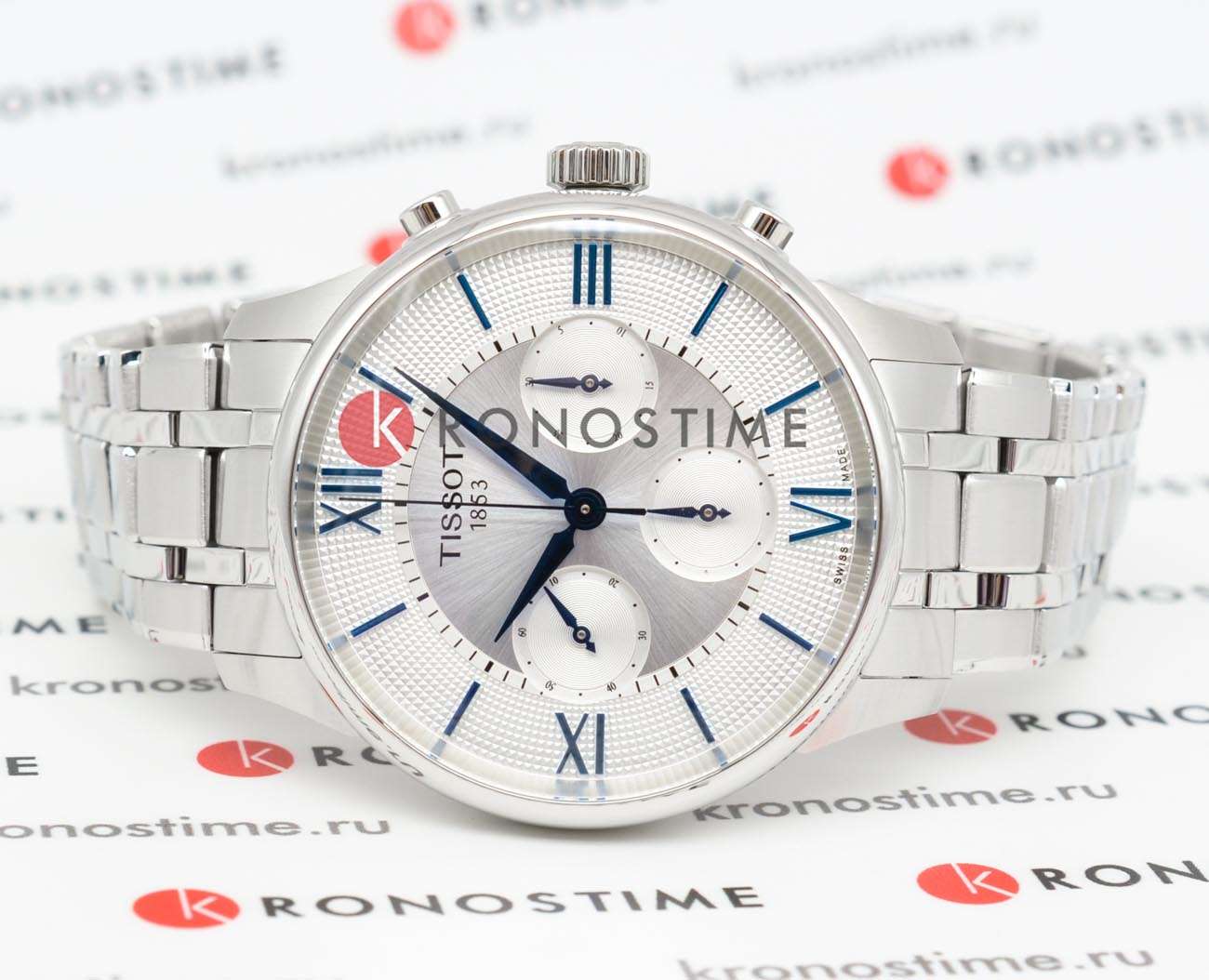 Tissot Tissot Chemin des Tourelles Automatic Chronograph T139.462.11.038.00 Chemin des Tourelles, наручные мужские часы фото под углом