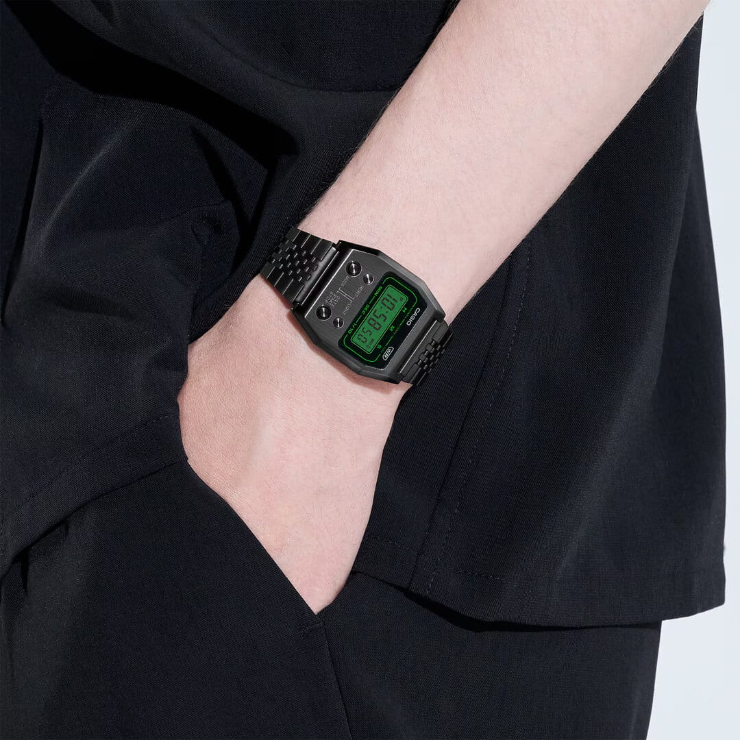 Casio Casio Vintage A1100B-1EF , наручные мужские часы фото под углом