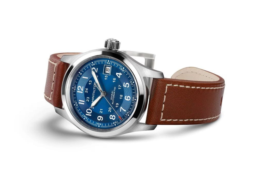 Hamilton Hamilton Khaki Field Auto H70455540, khaki field швейцария мужские часы на браслете кожаный боковой вид