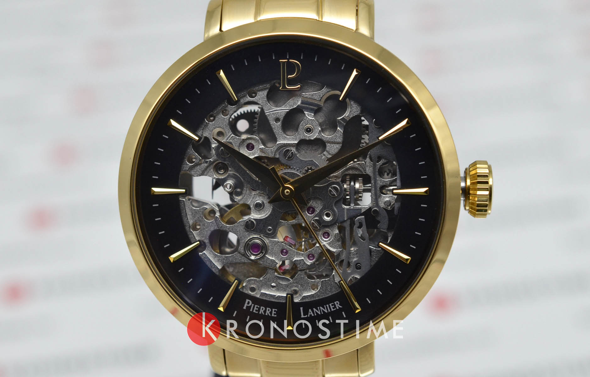 Pierre Lannier Pierre Lannier Automatic 305D538  — детали корпуса и нержавеющая сталь с ip-покрытием