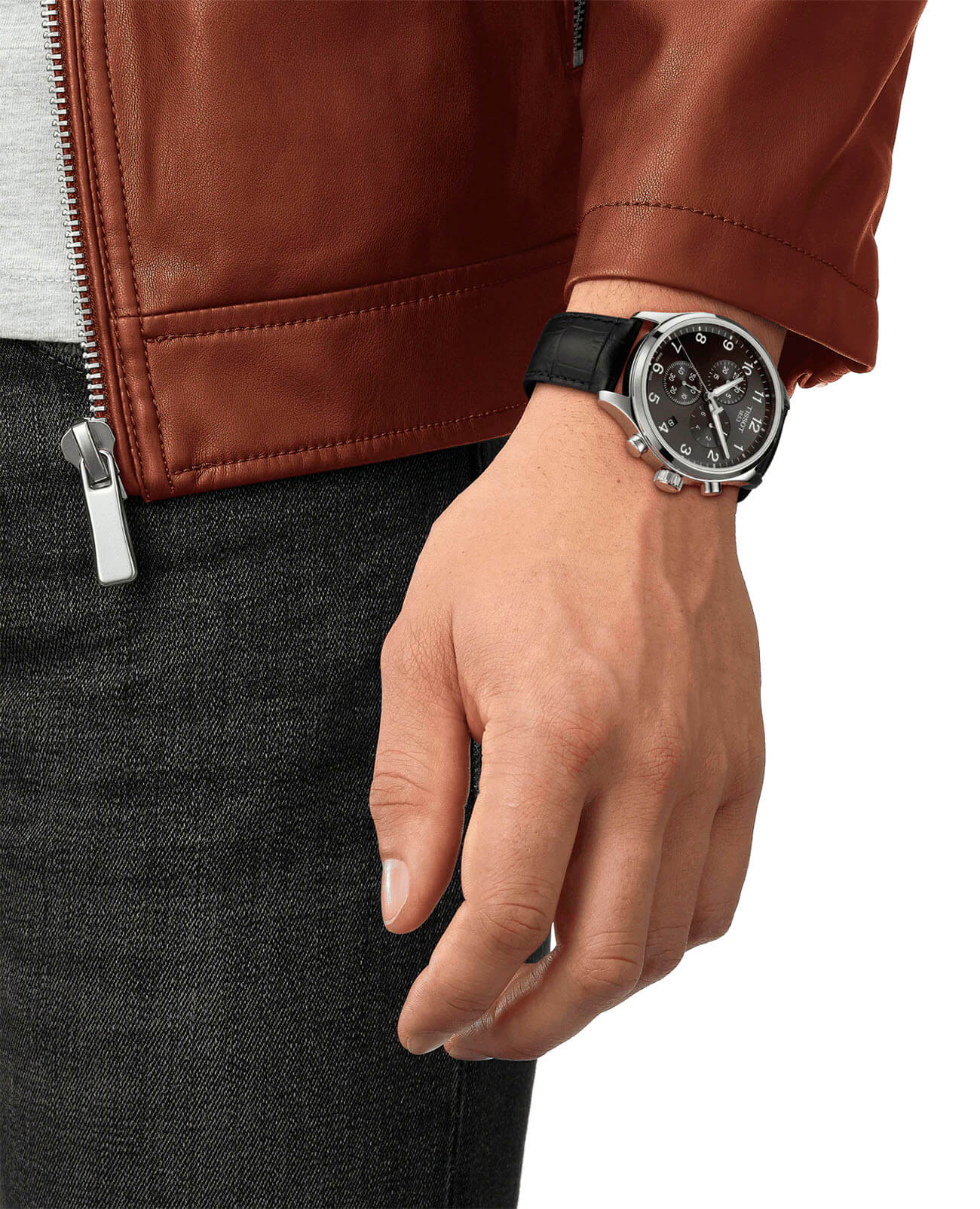 Tissot Tissot Chrono XL Classic T116.617.16.057.00 Chrono XL, наручные мужские часы фото под углом