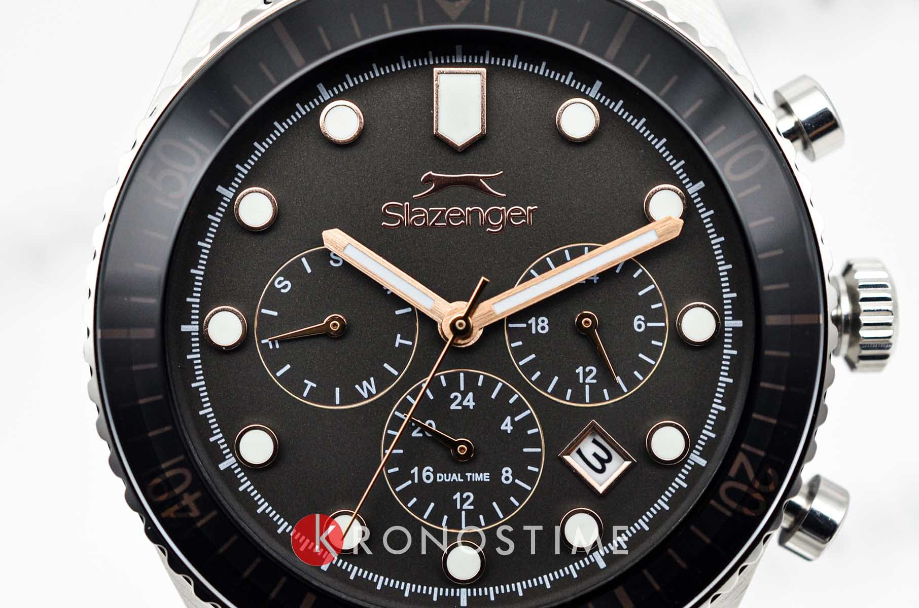 Slazenger Slazenger SL.09.2490.2.05 мужские часы черный циферблат на запястье