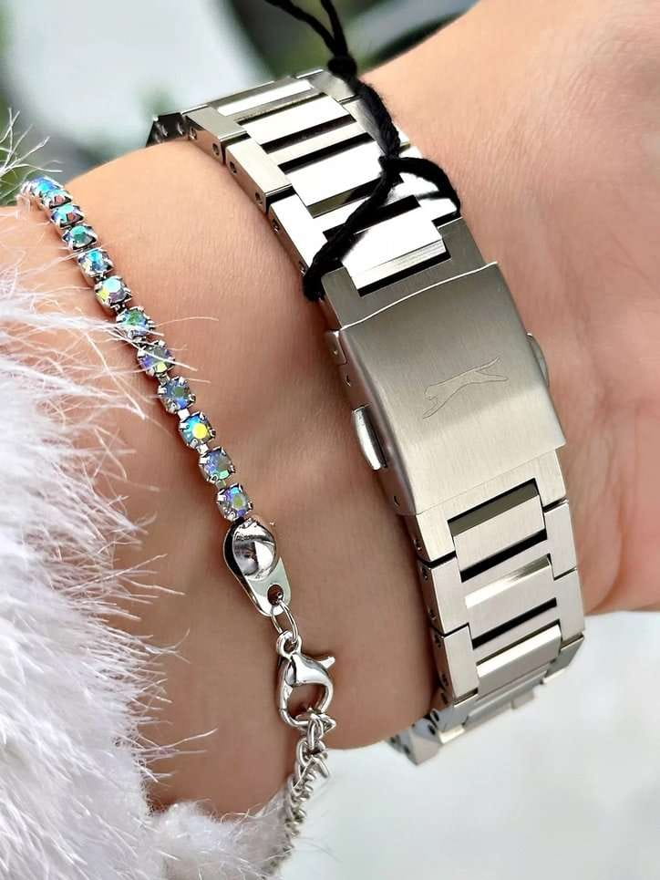 Slazenger Slazenger SL.09.2243.4.05 кварцевые женские часы часы крупный план бирюзовый циферблата