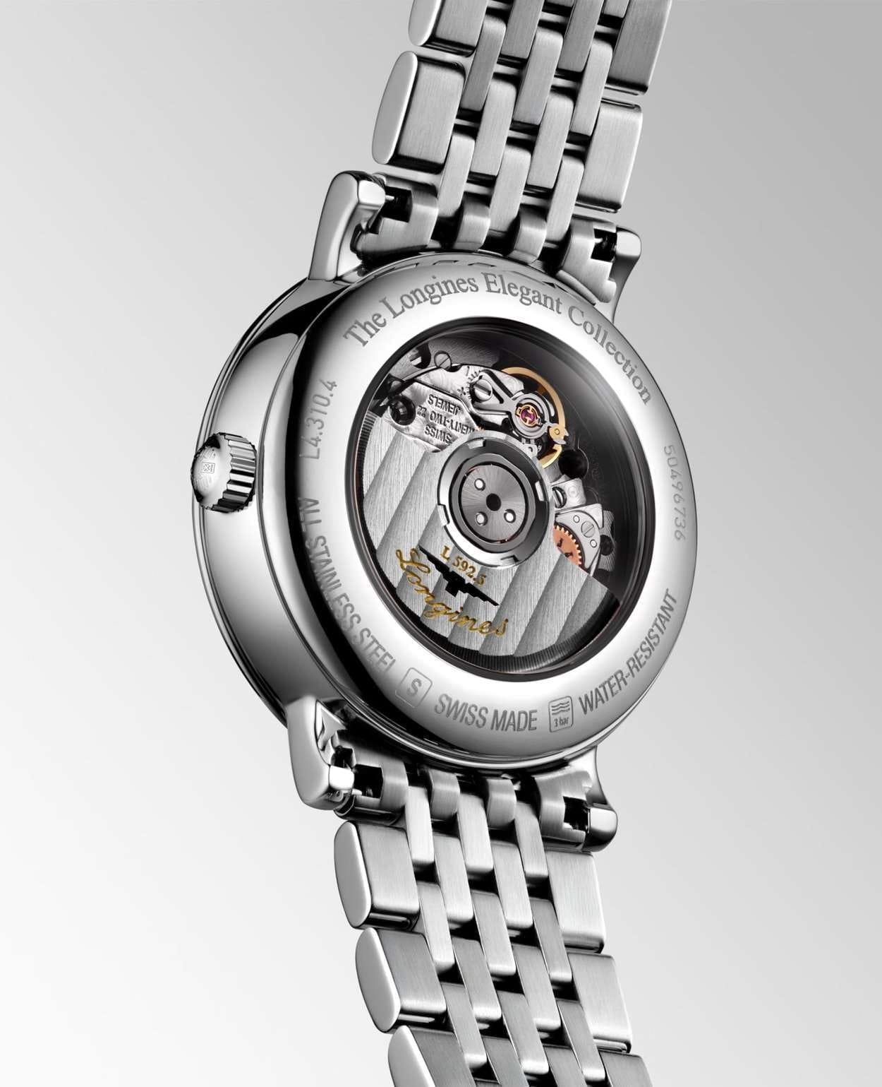 Longines Longines Elegance Elegant Collection 29 мм L4.310.4.80.6 , наручные женские часы фото под углом