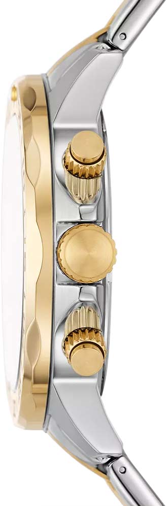 Fossil Fossil BQ2707,  сша мужские часы на браслете сталь с ip покрытием боковой вид