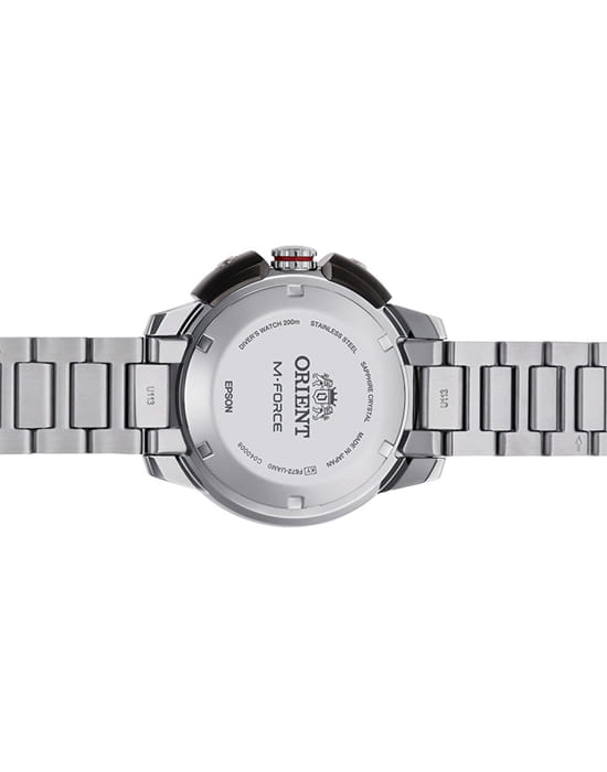 Orient Orient M-Force RA-AC0L02R (RN-AC0L02R) механические мужские часы часы крупный план красный циферблата