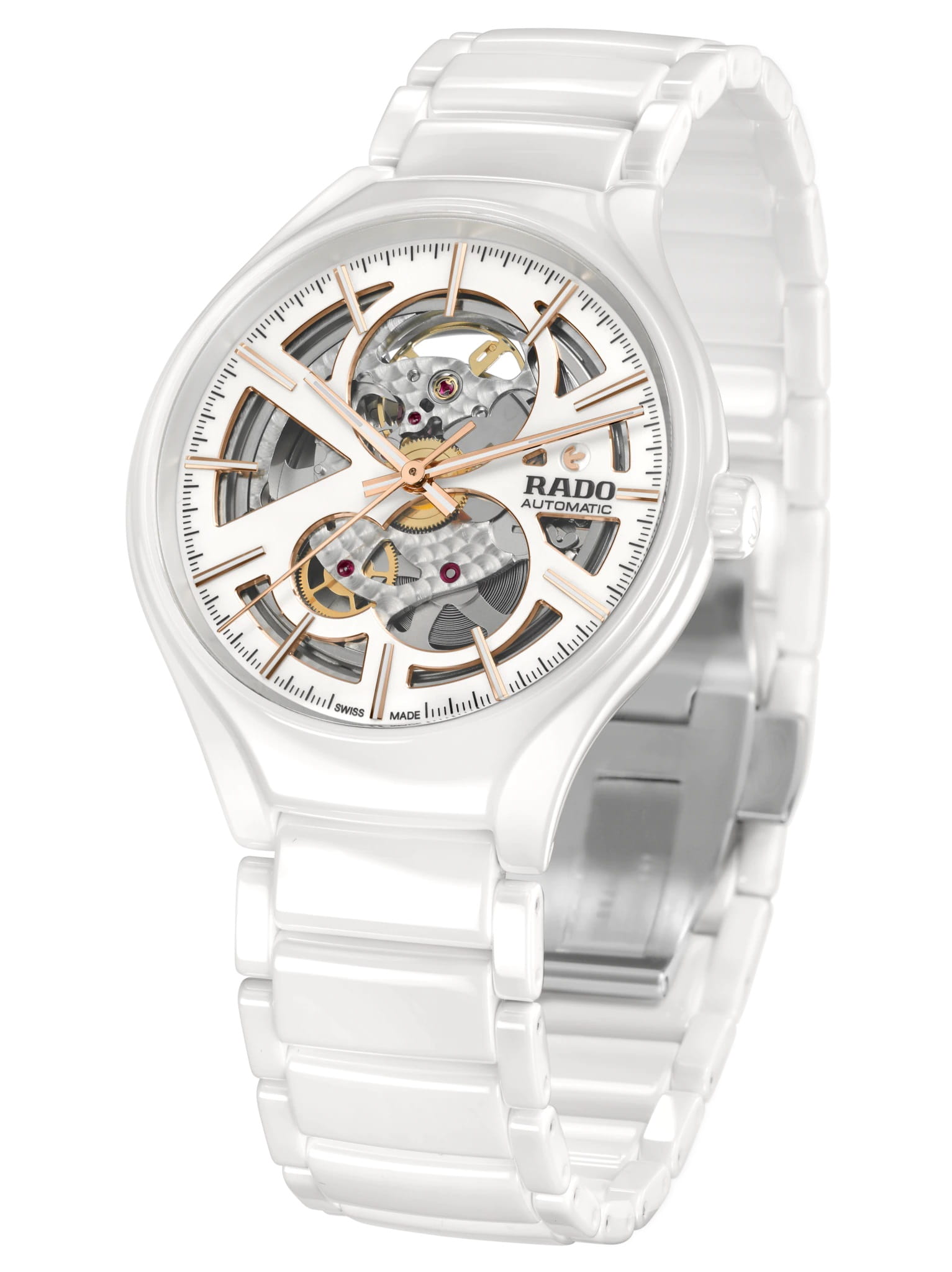 Оригинальные часы Rado Rado True Open Heart R27106922 механические калибр механизма eta c07.631 общий вид