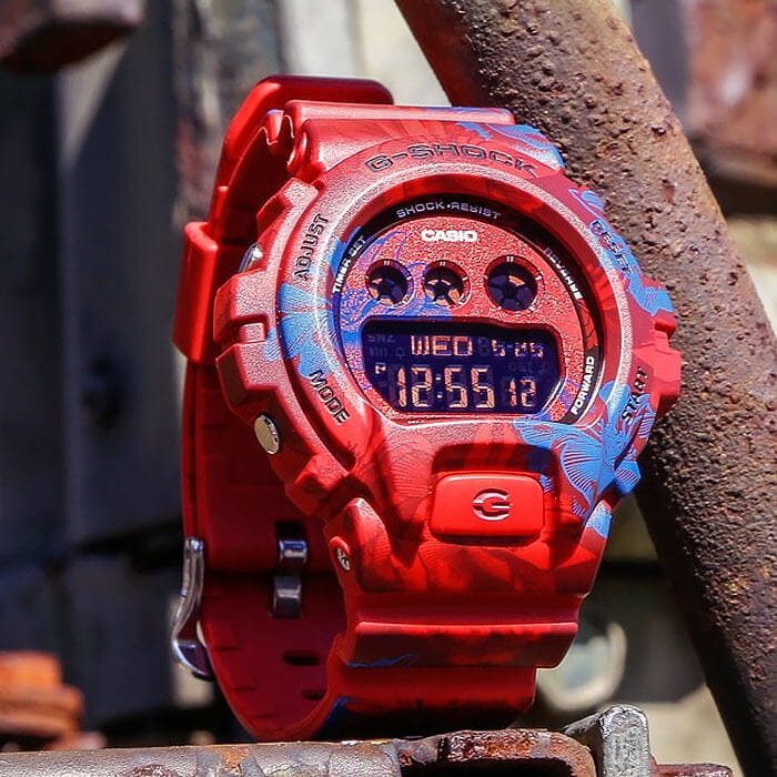 Casio Casio G-Shock GMD-S6900F-4, g-shock япония мужские часы на браслете пластик боковой вид