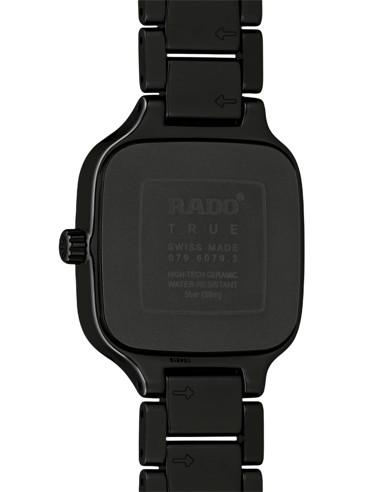 Rado Rado True Square Diamonds R27080702 , наручные женские часы фото под углом