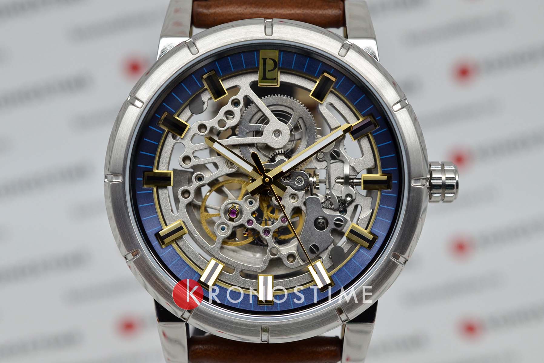 Pierre Lannier Pierre Lannier Automatic 319B164 франция наручные мужские часы заводная головка с логотипом Pierre Lannier