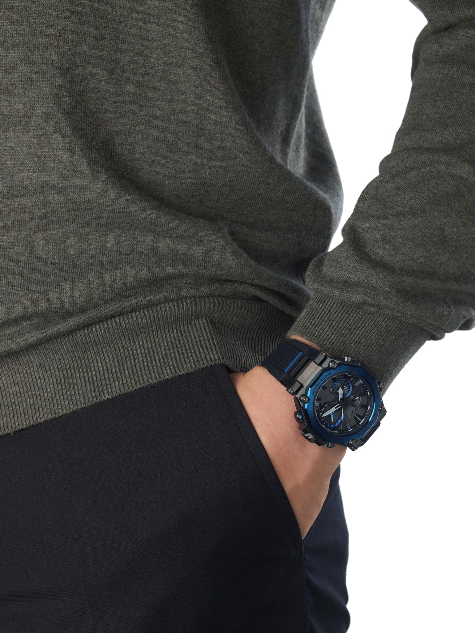 Casio Casio G-Shock Premium MTG-B2000B-1A2 (MTG-B2000B-1A2ER) MTG - задняя крышка металл сталь корпуса, япония часы