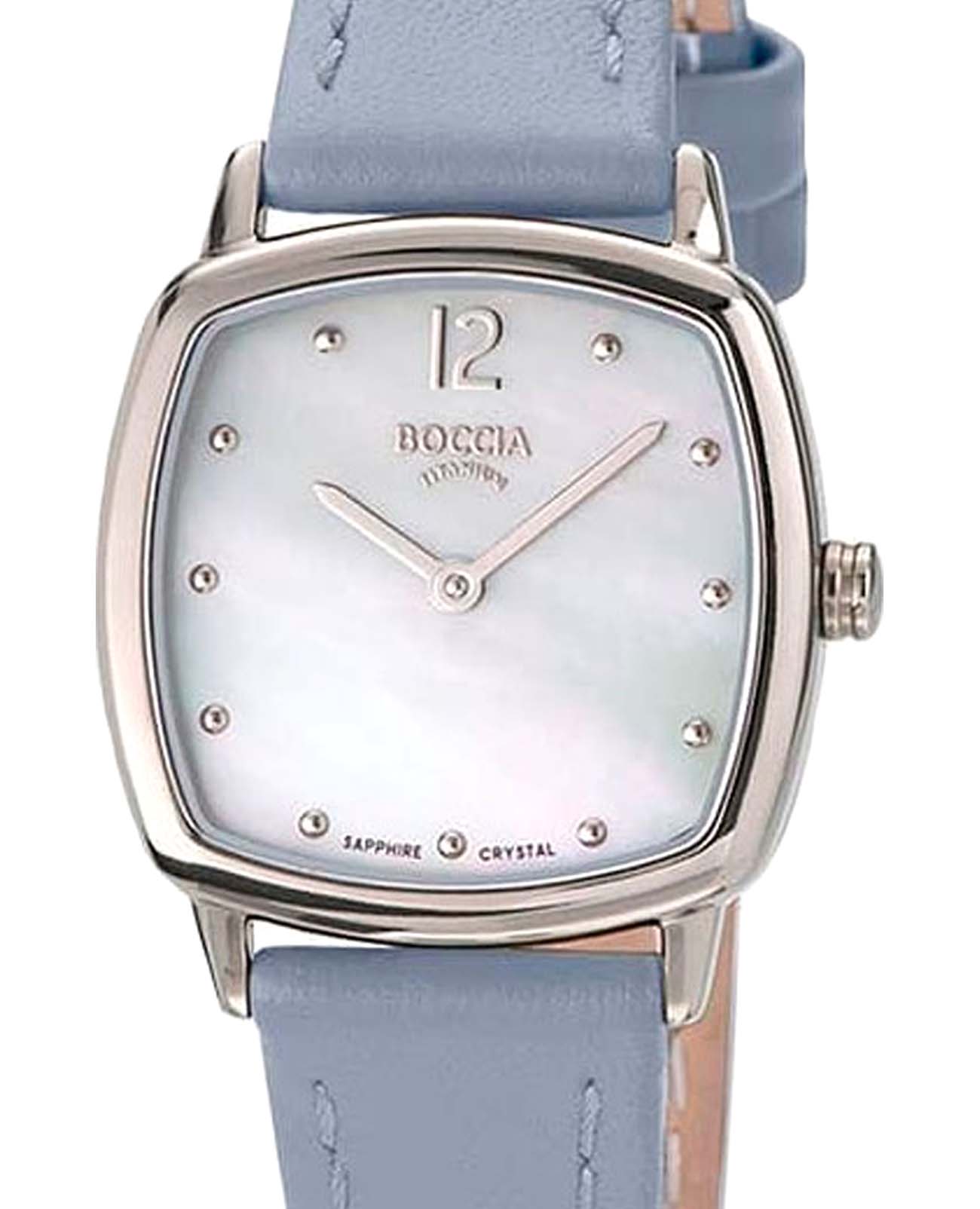 Boccia Titanium Boccia Titanium Square 3343-05  - задняя крышка титан корпуса, германия часы