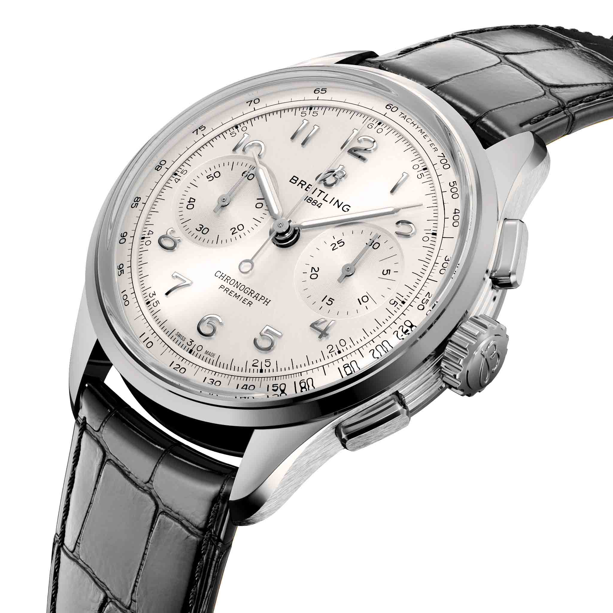 Оригинальные часы Breitling Breitling Premier B09 Chronograph 40 AB0930371G1P1 механические калибр механизма мануфактурный механизм breitling caliber b09 общий вид