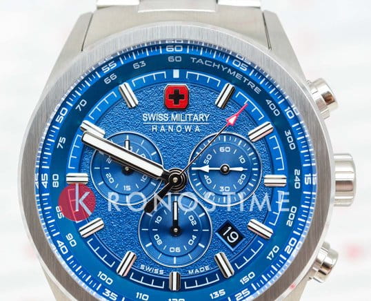 Swiss Military Hanowa Swiss Military Hanowa Navalus SMWGI0004205, afterburn швейцария мужские часы на браслете нержавеющая сталь боковой вид