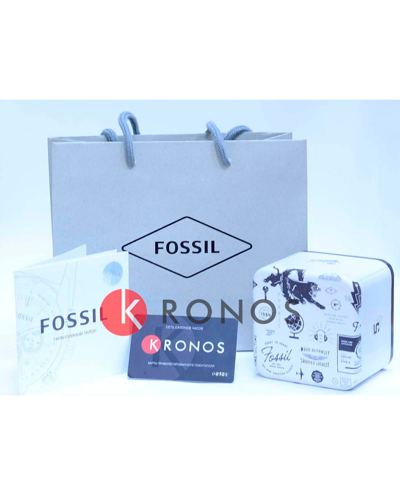 Fossil Fossil FB-02  ES4862 женские часы белый циферблат на запястье