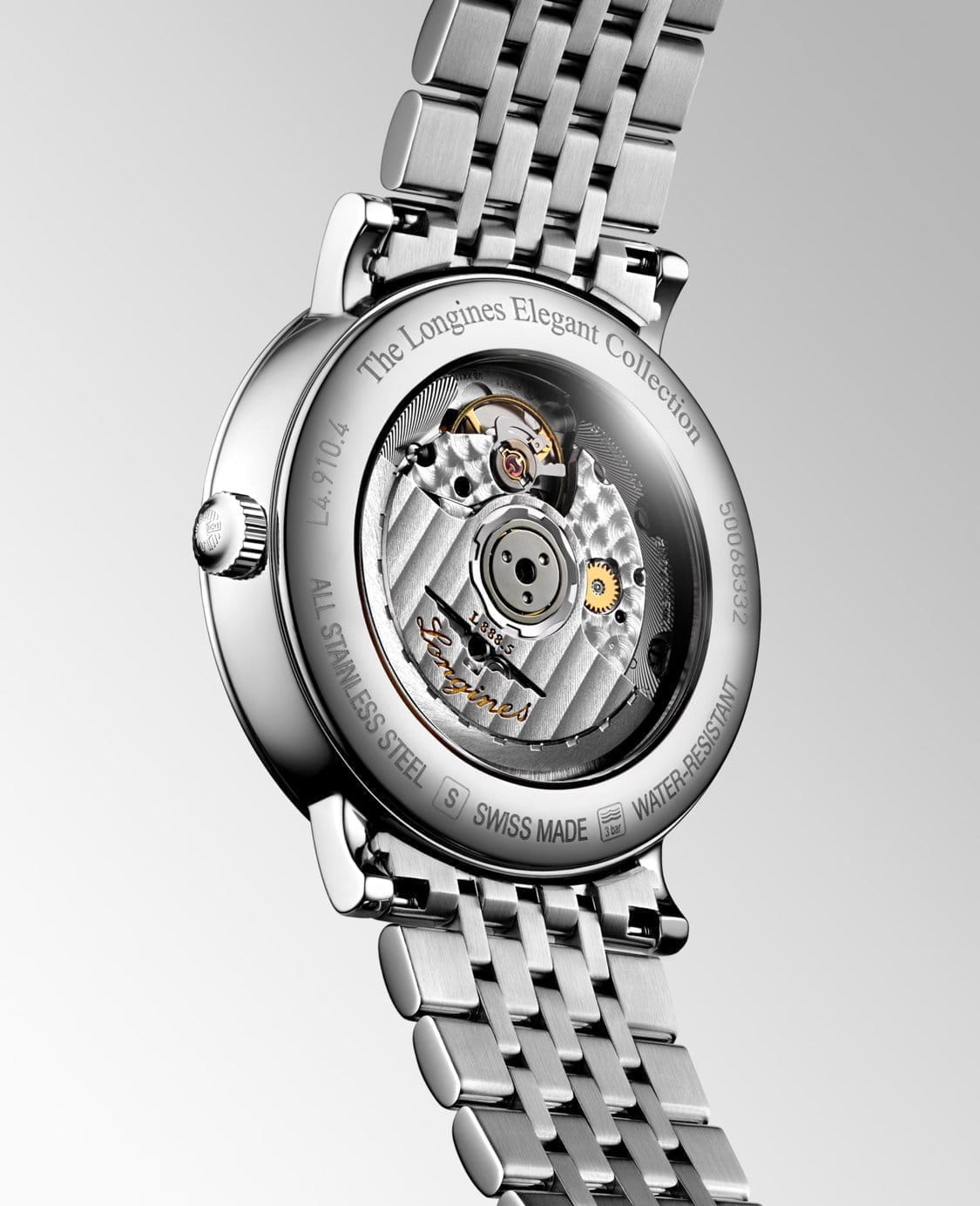 Longines Longines Elegance Elegant Collection 39 мм L4.910.4.19.6 , наручные мужские часы фото под углом