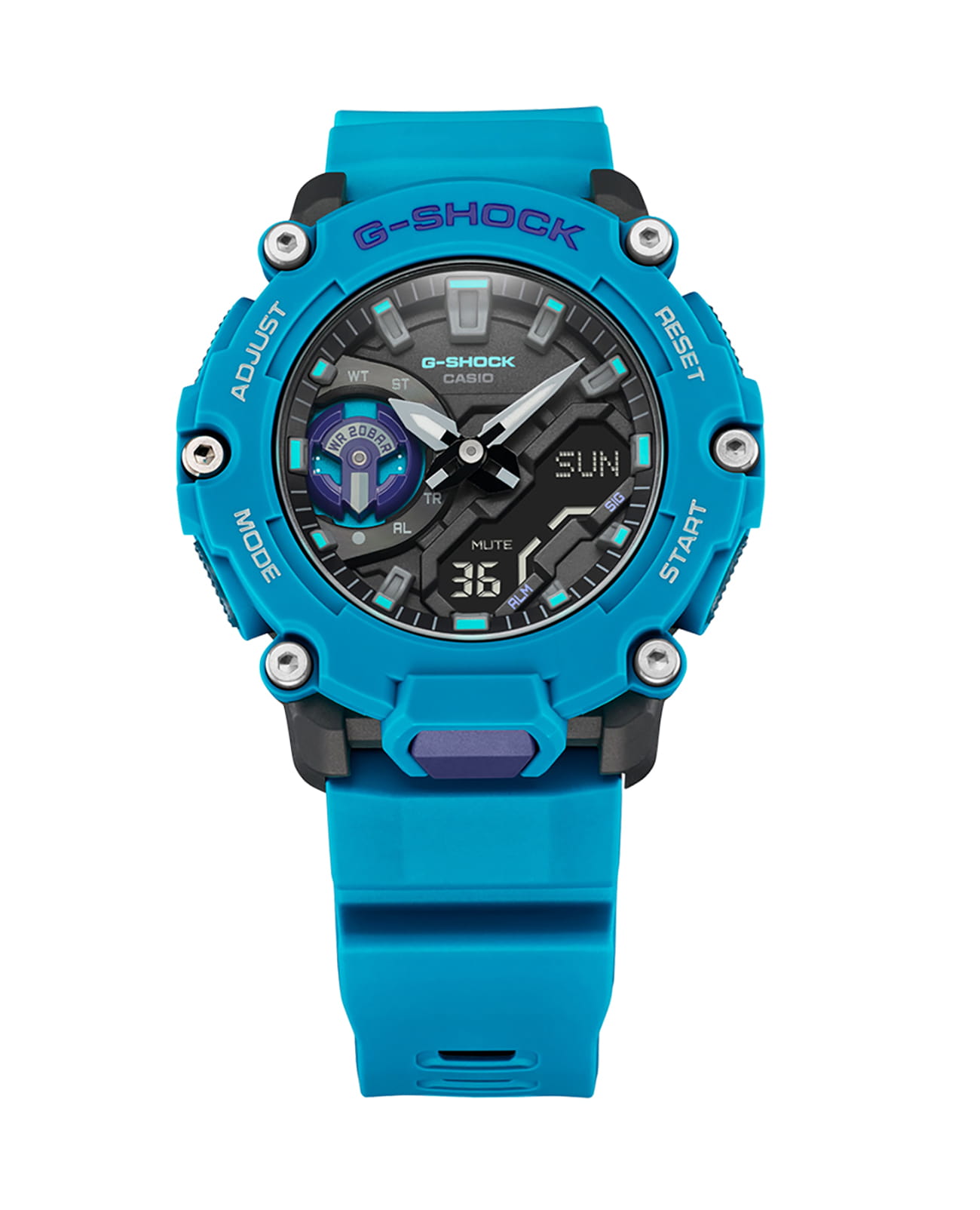 Casio Casio G-Shock GA-2200-2ADR (GA-2200-2A) GA - задняя крышка карбон пластик корпуса, япония часы