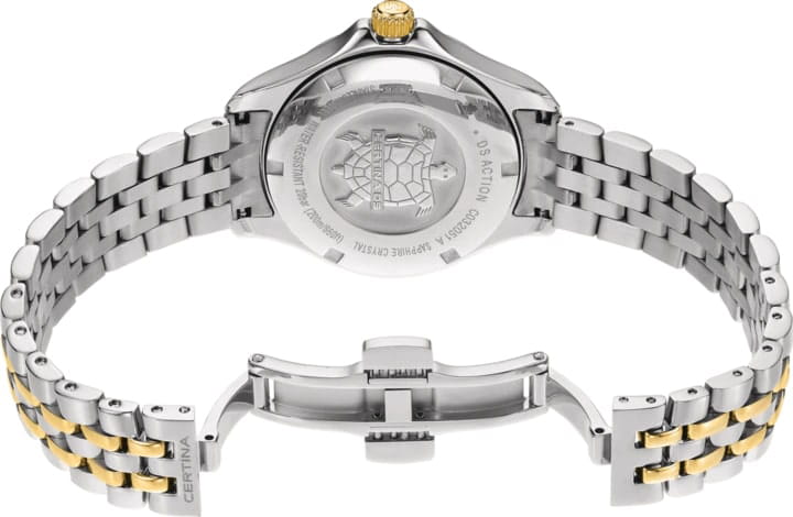 Certina Certina DS Action Lady Diamonds C032.051.22.126.01  - задняя крышка сталь металл корпуса, швейцария часы