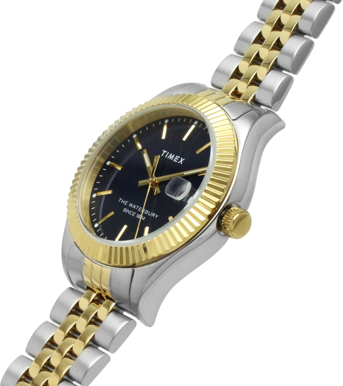 Timex Timex Waterbury Legacy TW2V31600,  сша женские часы на браслете нержавеющая сталь с pvd-покрытием боковой вид