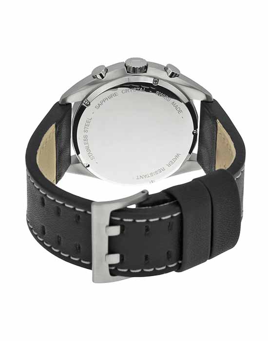 Hamilton Hamilton Khaki Aviation Pilot Pioneer Chrono H76512733  — детали корпуса и кожаный