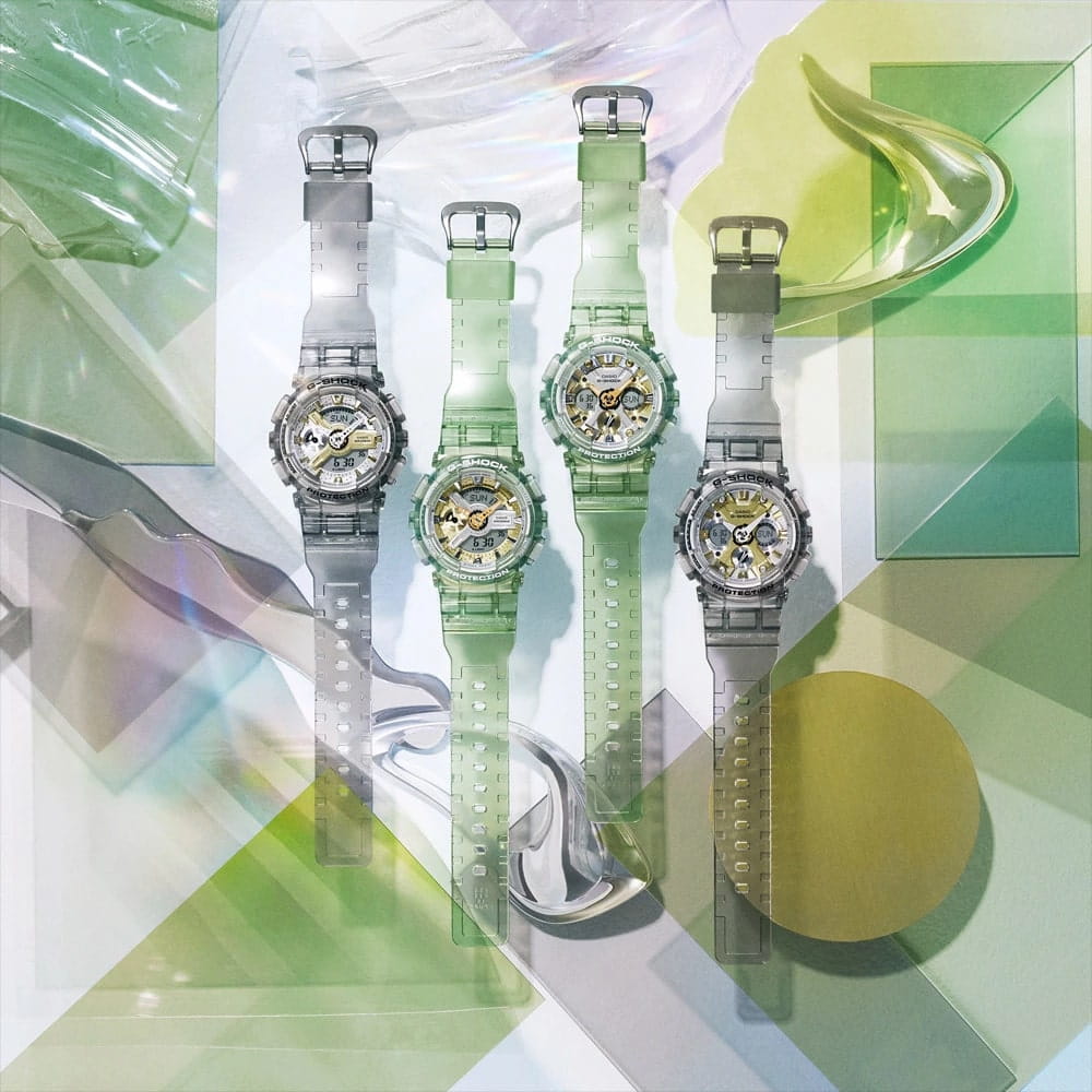 Casio Casio G-Shock GMA-S120GS-8ADR (GMA-S120GS-8A) — полный набор фото женские часы япония