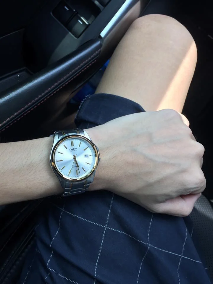 Casio Casio MTP-1183G-7A , наручные мужские часы фото под углом
