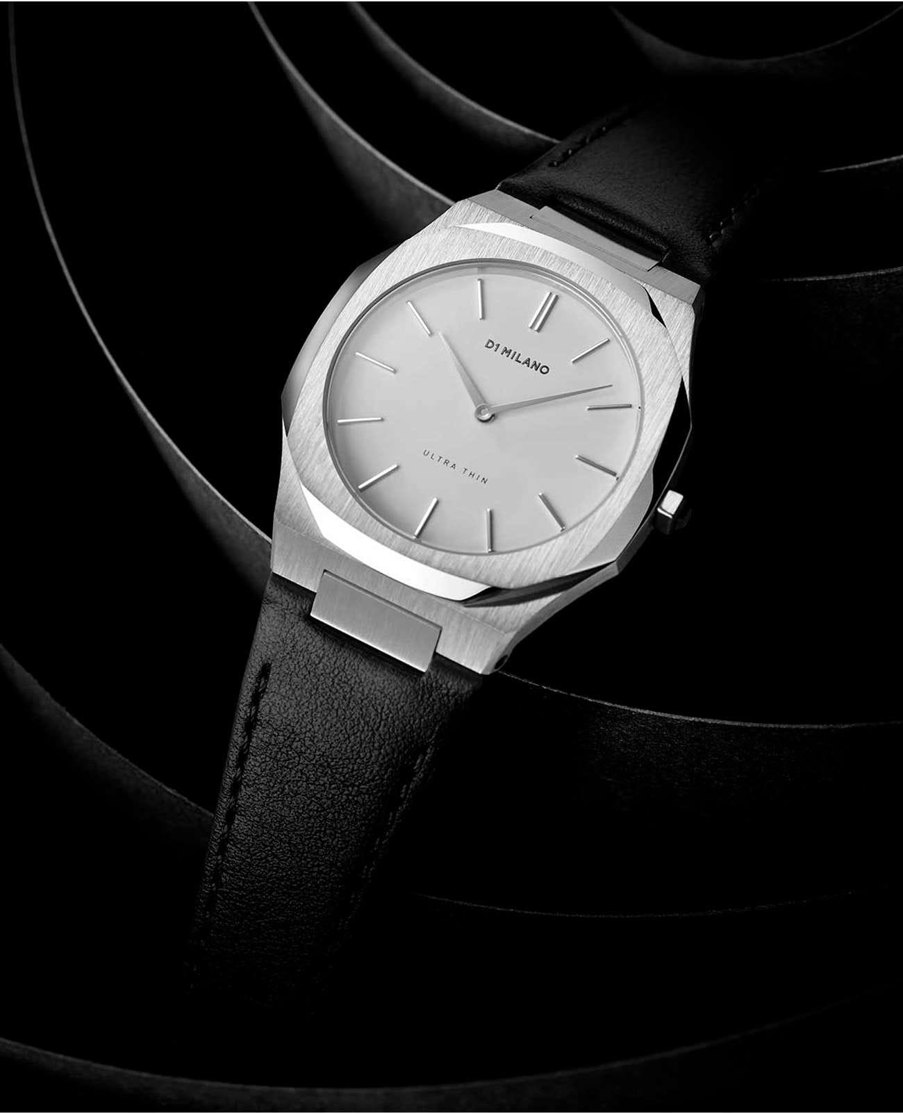 D1 Milano D1 Milano Ultra Thin UTLL01 кварцевые женские часы часы крупный план серебристый циферблата