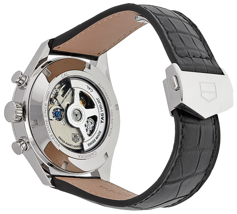 TAG Heuer TAG Heuer Carrera CAR2012.FC6235, carrera швейцария мужские часы на браслете кожаный боковой вид