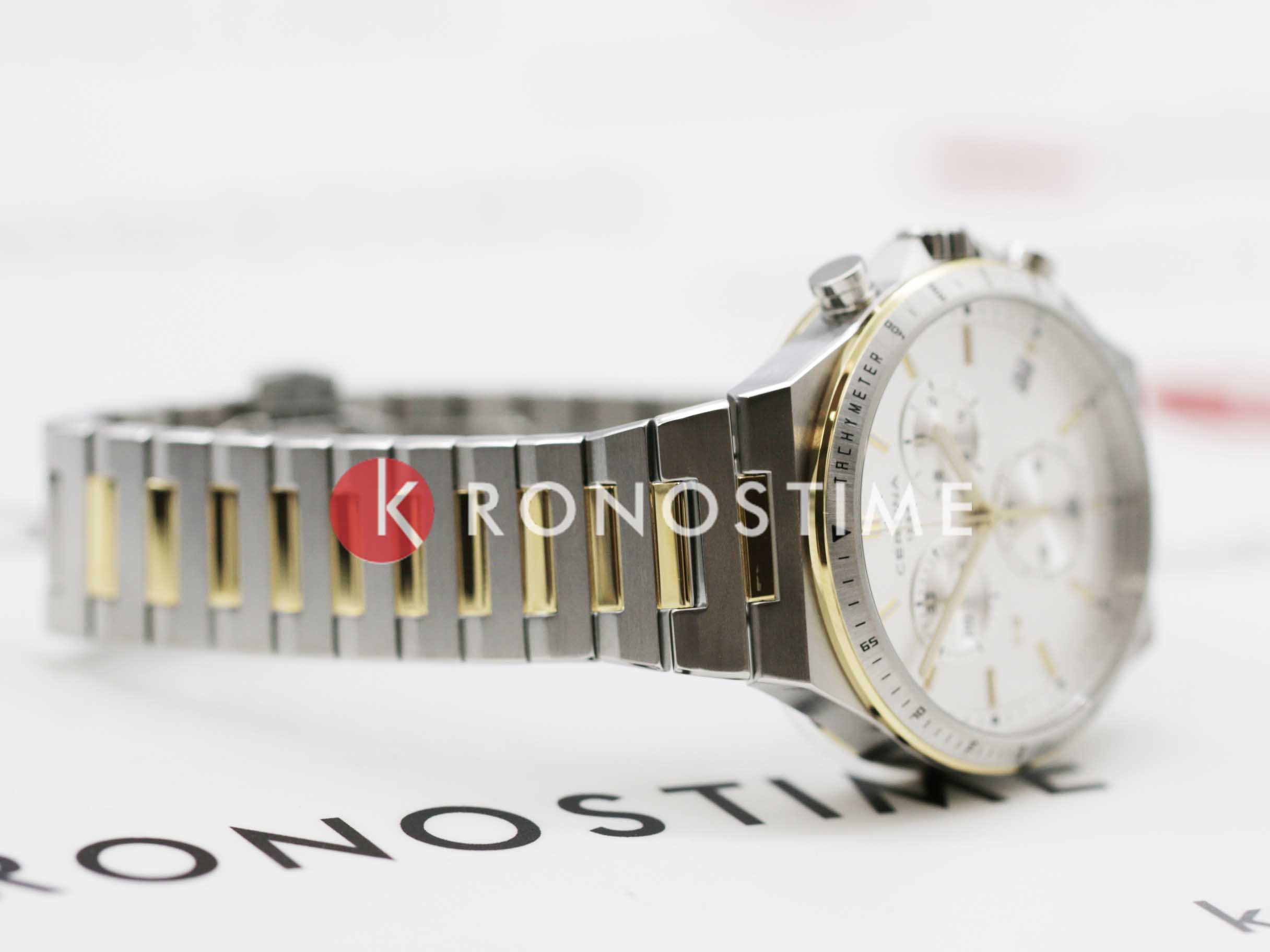 Оригинальные часы Certina Certina DS-7 Chronograph C043.417.22.031.00 механические калибр механизма powermatic 80.611 общий вид