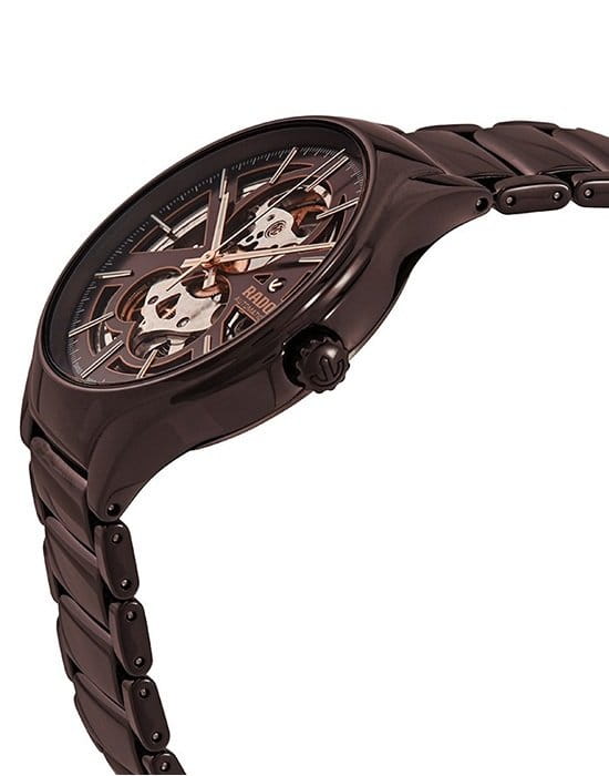 Rado Rado True Automatic Open Heart R27511302, true швейцария мужские часы на браслете плазменная керамика боковой вид
