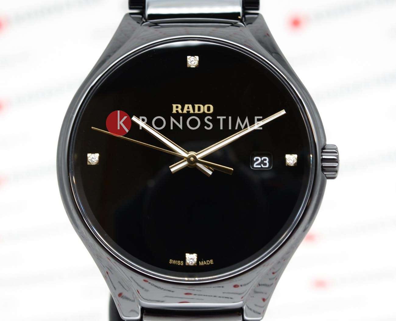 Rado Rado True Diamonds R27238712, true швейцария мужские часы на браслете высокотехнологичная керамика боковой вид