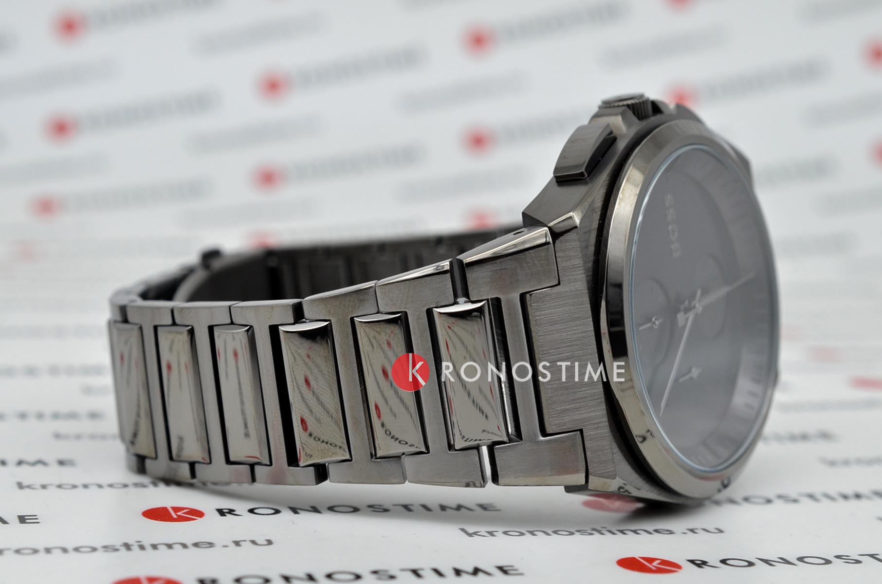 Hugo Boss Hugo Boss Steer HB1513996 мужские часы черный циферблат на запястье