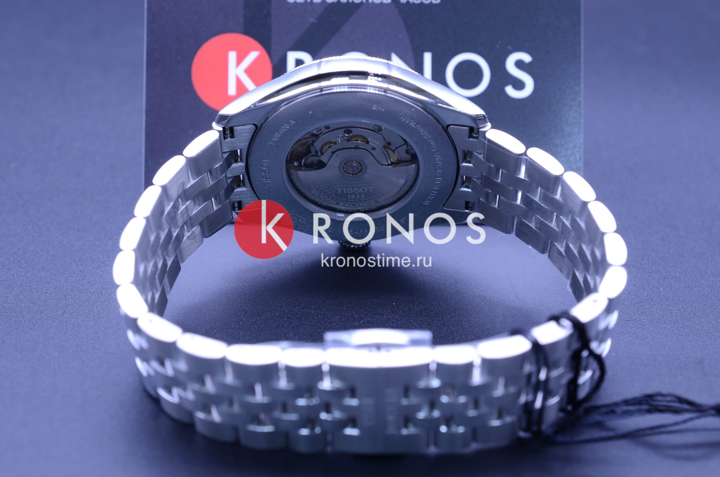 Tissot T1084081103700 мужские часы застежка крупным планом