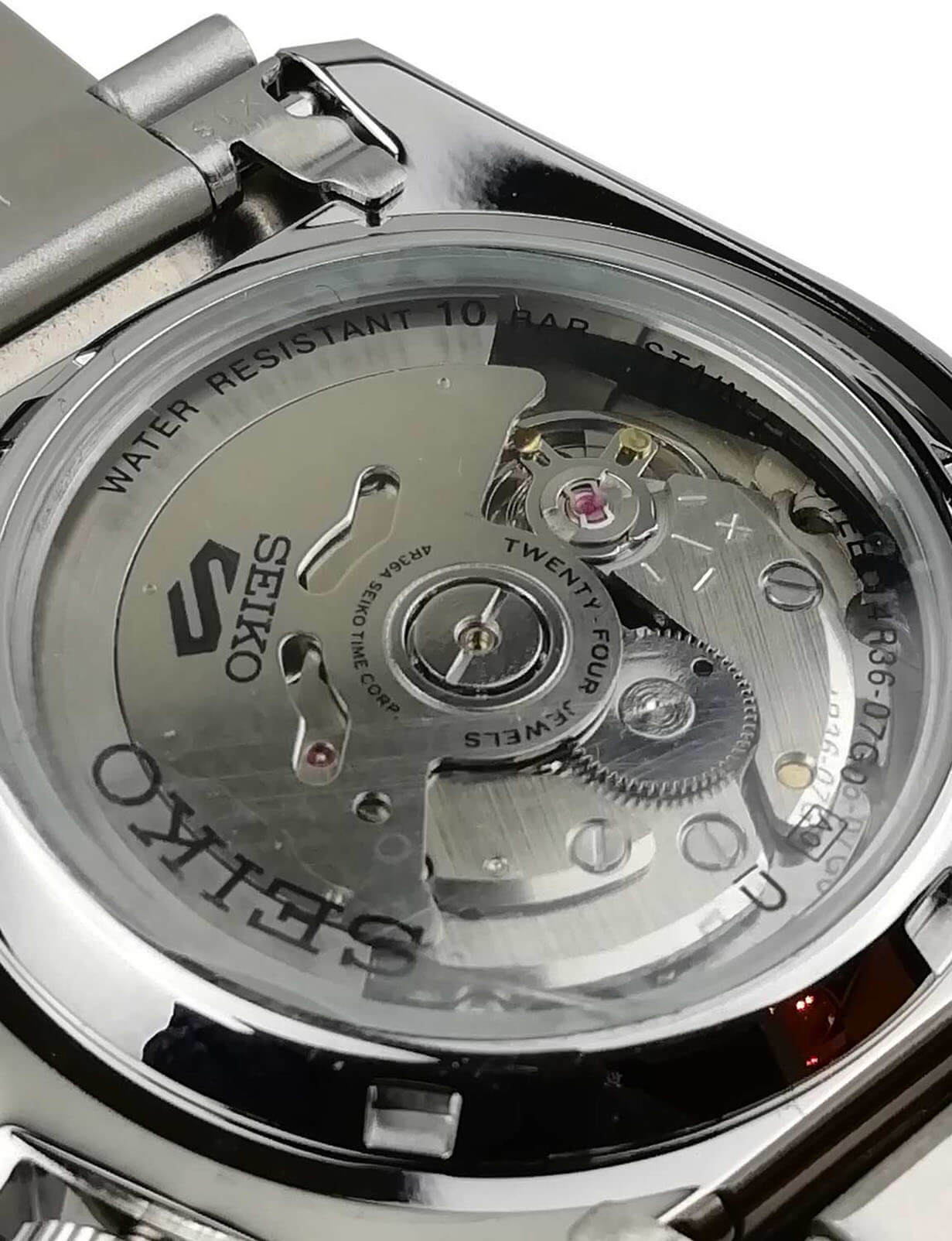 Seiko Seiko 5 Sports SRPD55K1S  - задняя крышка сталь металл корпуса, япония часы