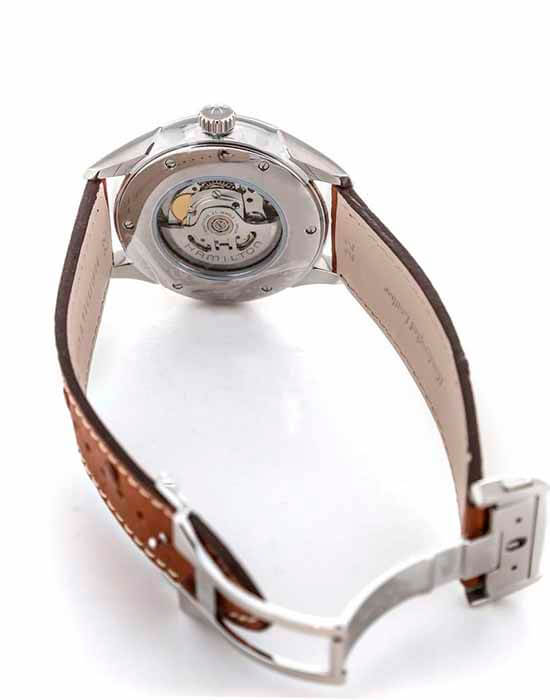 Hamilton Hamilton Jazzmaster Viewmatic Auto H32755851  — детали корпуса и кожаный