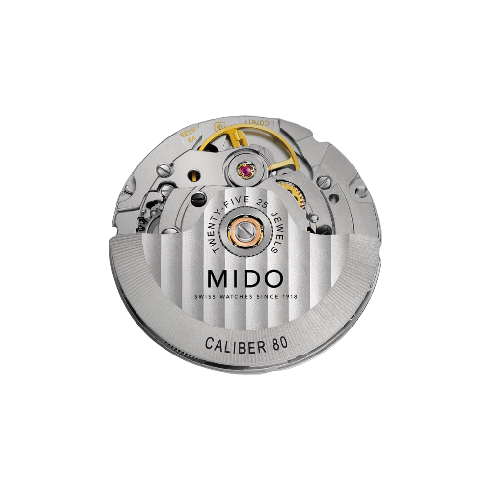Mido Mido Multifort M005.430.36.051.80 механические мужские часы часы крупный план черный циферблата