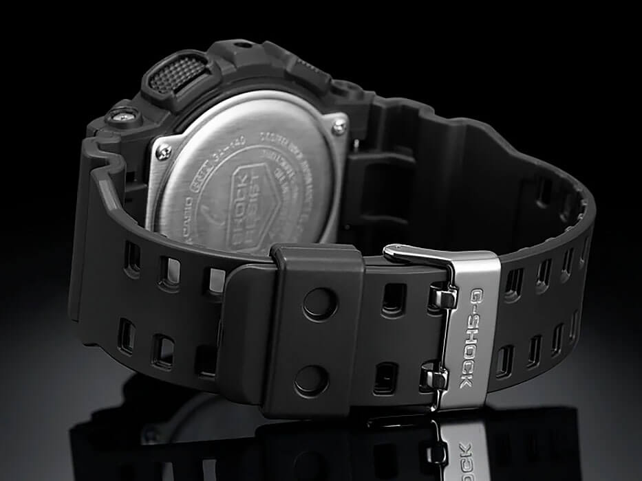 Casio Casio G-Shock GA-140-1A4DR (GA-140-1A4) электронные мужские часы часы крупный план черный циферблата